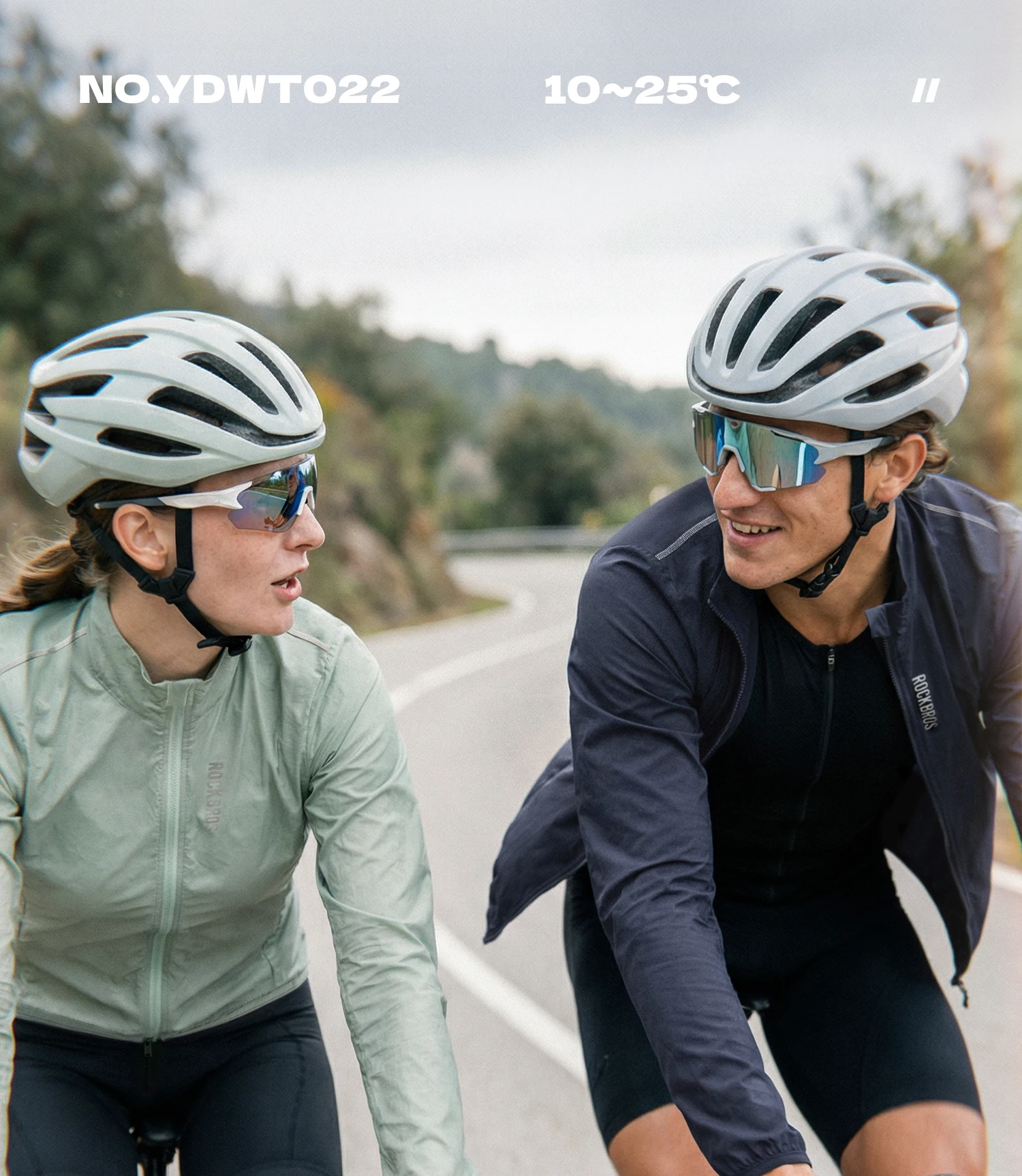 ROCKBROS Fahrradjacke, winddicht, atmungsaktiv, leichte, faltbare Fahrradjacke mit UV-Schutz für Herren und Damen. – Detail 1