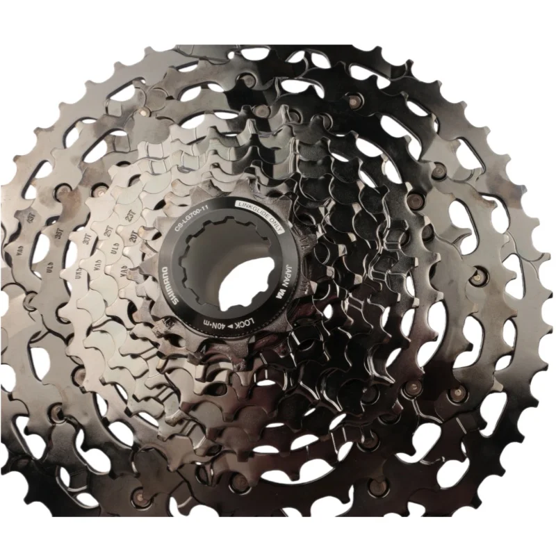 Shimano CUES CS-LG700-11 LINKGLIDE Kassette 11-50T Freilauf für Rennrad Gravel E-Bike HG Spline M Original Shimano Fahrradteil – Detail 4
