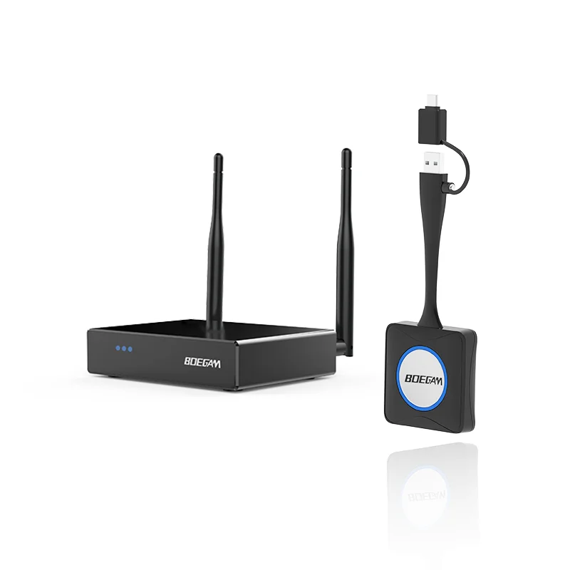 Easy Installation Wireless BYOD Presentation System Dual-Band 5G/2.4G, Multi-Device, 50m Range,