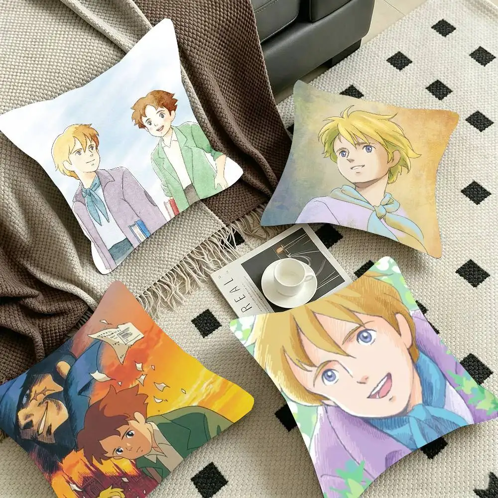 Anime R-Romeo No Aoi Sora Pillow Case Fashion Square Pillowcase Bedroom Sofa Room Ins Decoration Leisure