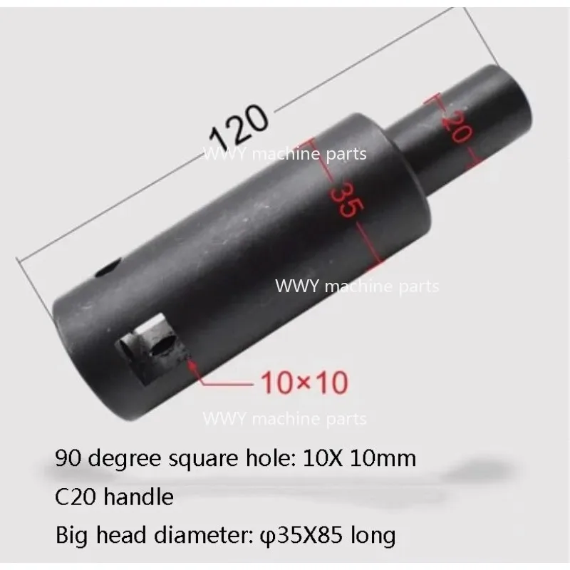 Suitable for 1 Milling Machine Boring Bar C20 Tool Holder Adjustable Tool Holder 45 Degree Thick Boring Tool Holder Lathe