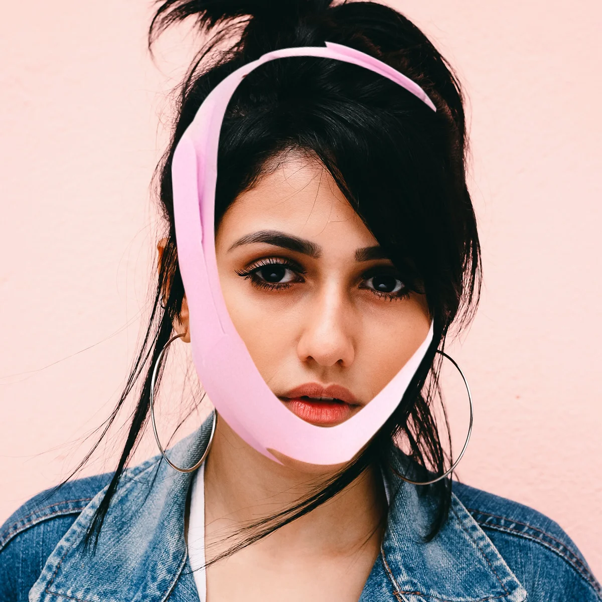 Rosto cinto de emagrecimento facial premium silicone duplo queixo redutor tensão levantar banda rosto máscara fina facial mais magro