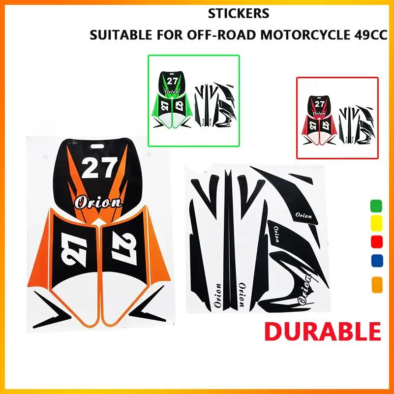 

FOR 49CC motorcycle whole car sticker modification decal decal racing stripe body film set