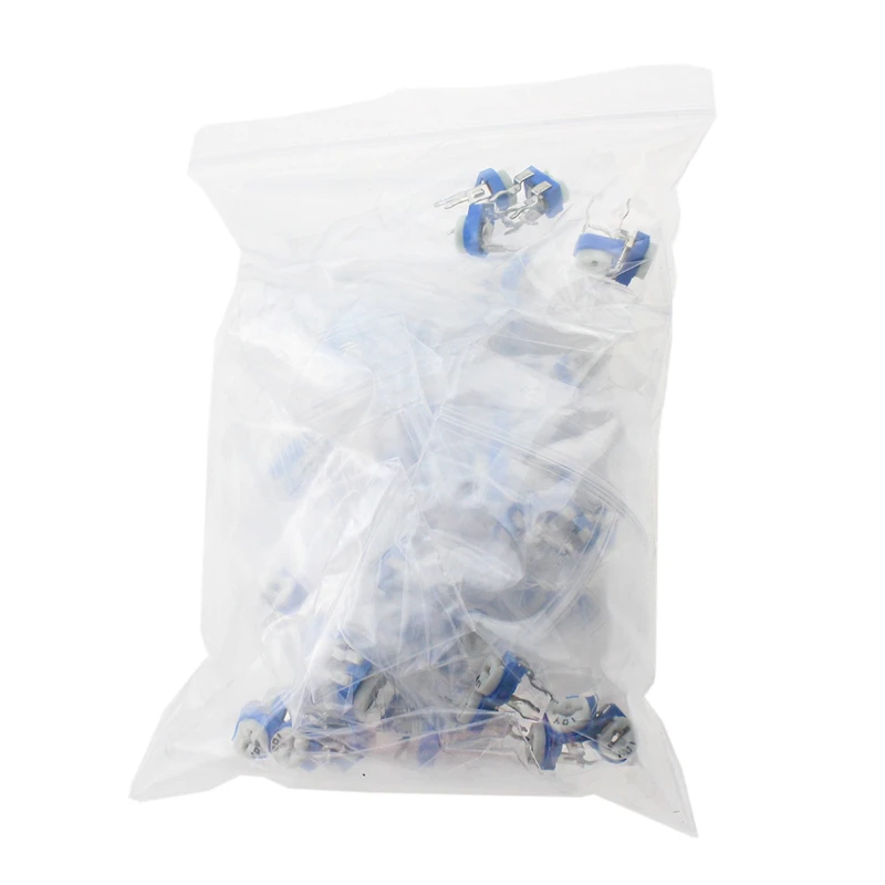 65 قطعة مقياس الجهد بالتشذيب RM065 مقاومة قابلة للتعديل 100R-1M الجهد 1K 5K 10K 20K 50K 100K 500K 1M المقاومات المتغيرة #6