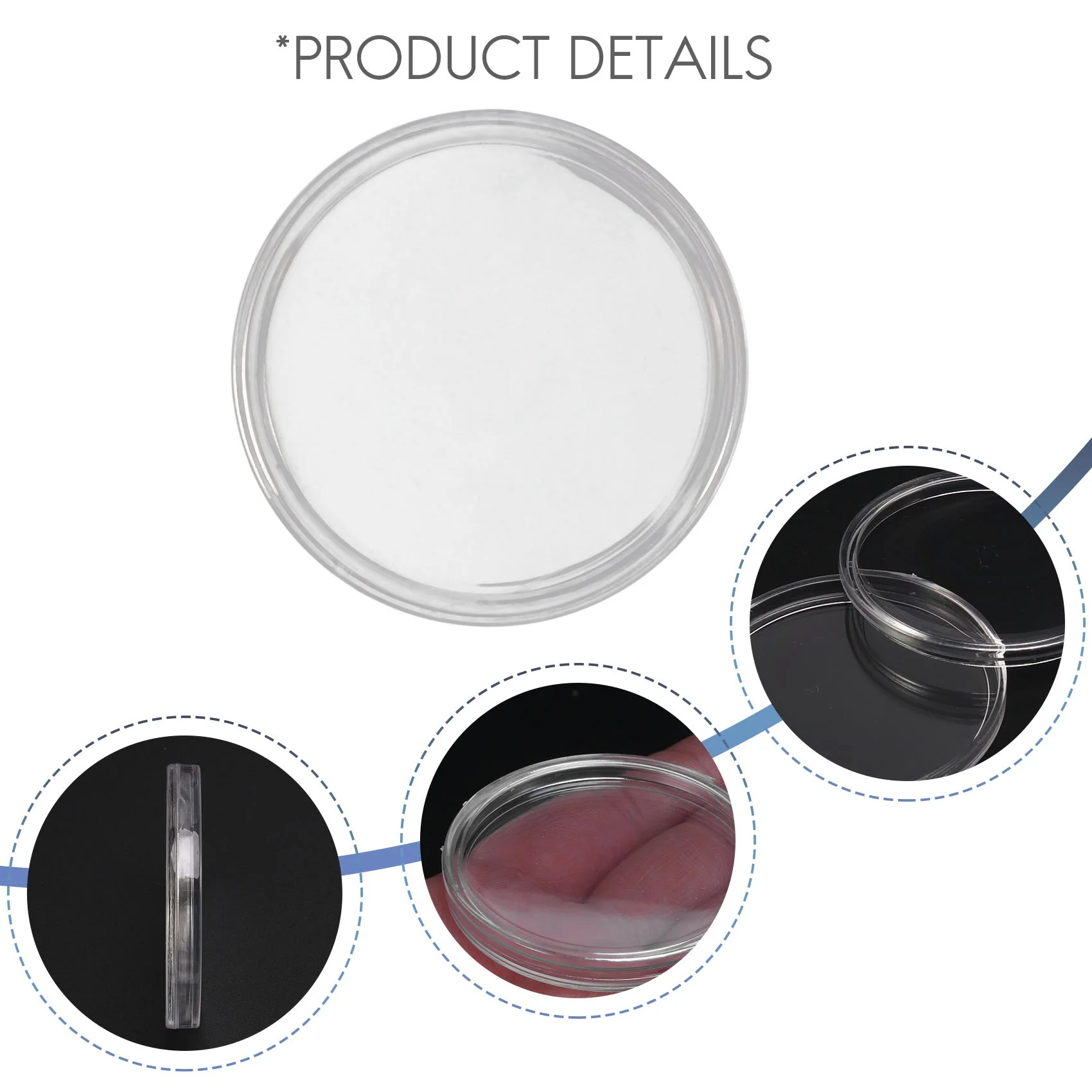 46 Mm Coin Capsules Holder And Protect Gasket Coin Holder Case Box For Coin Collection Supplies (8 Sizes, 30 Pieces)