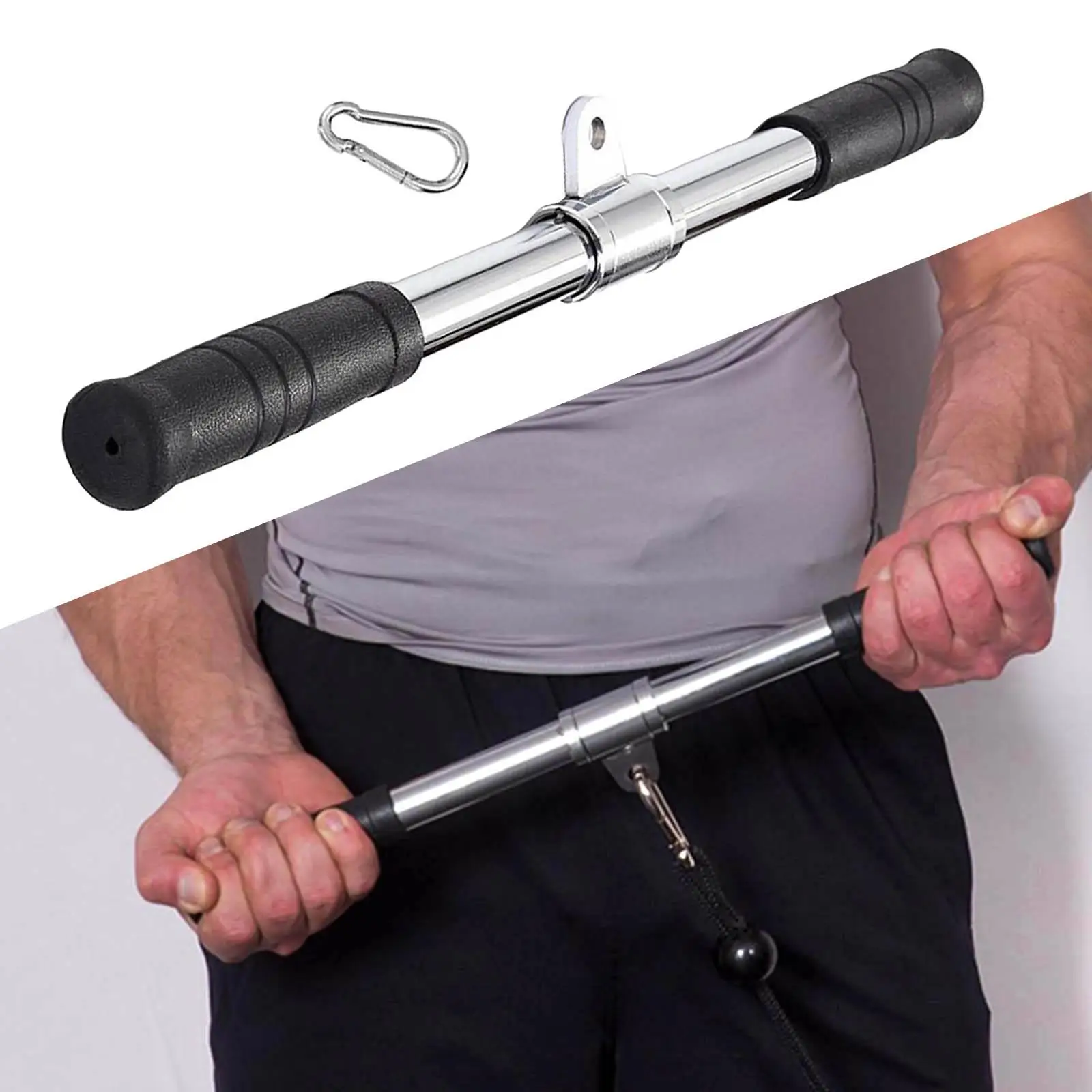 

Крепление кабельной машины для тягового стержня для системы шкивов трицепса LAT Pulldown