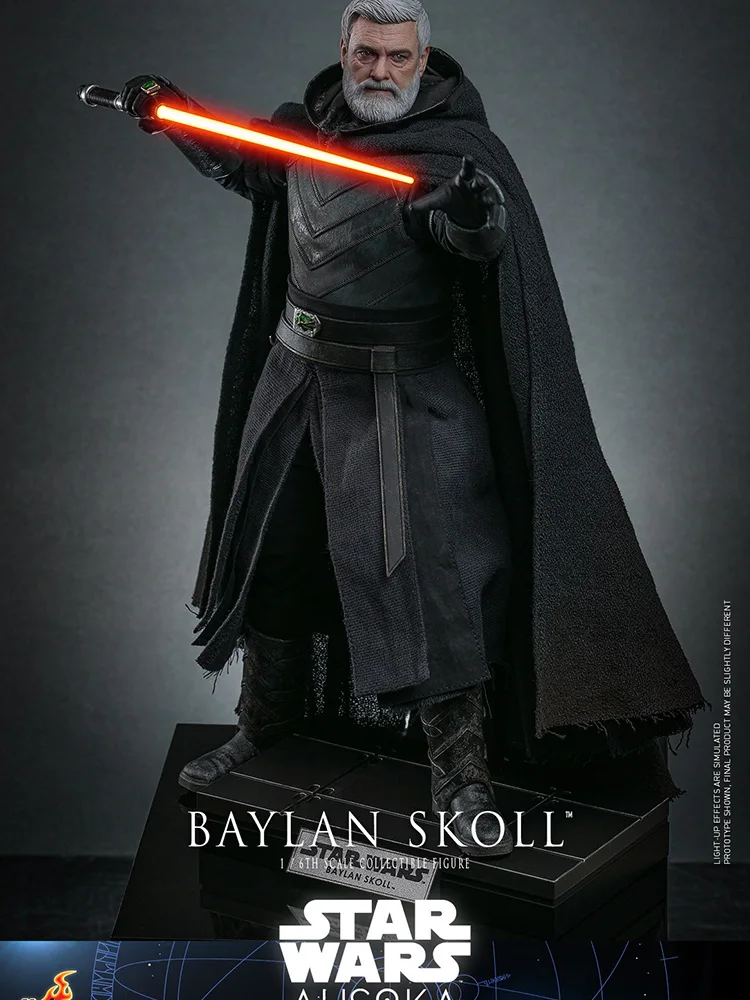 HOTTOYS HT TMS125 1/6 Baylan Skoll Man عمل الشكل حرب النجوم الأصلي كبار السن الشعر الأبيض المرتزقة حساسة 12 "نموذج الجندي