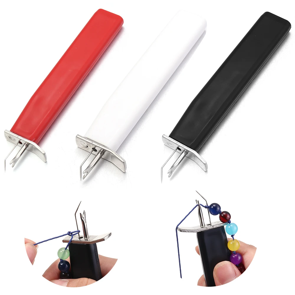 

Beading Knotting Tool Stringing Scattered Loose Beads Beaded Thread Knotter Pearl Agate Sewing Fast Knotting DIY Tools