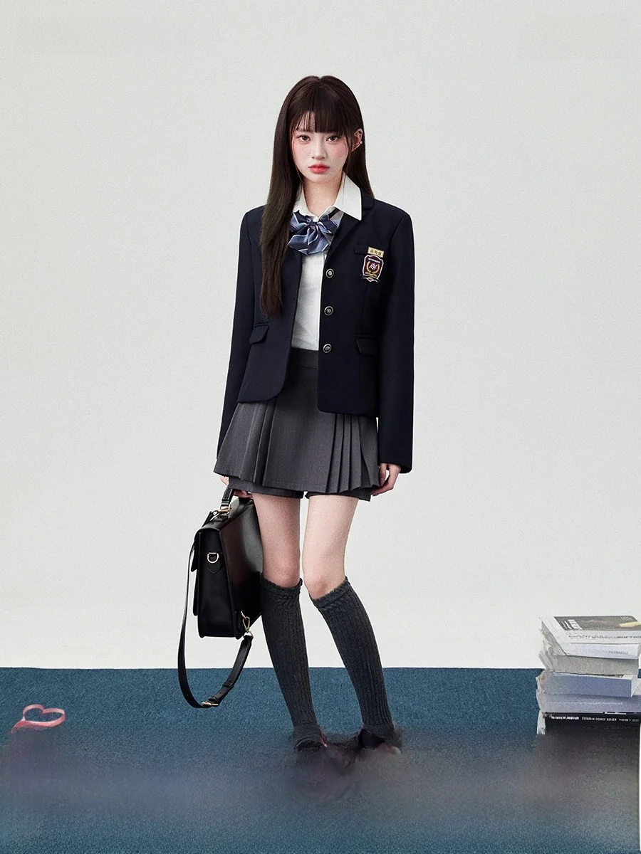 

Mrs. Flower Bell JK Sle Korean Casual orm Coat Women's ort Sve Long Coat een Color College Sle Faionable