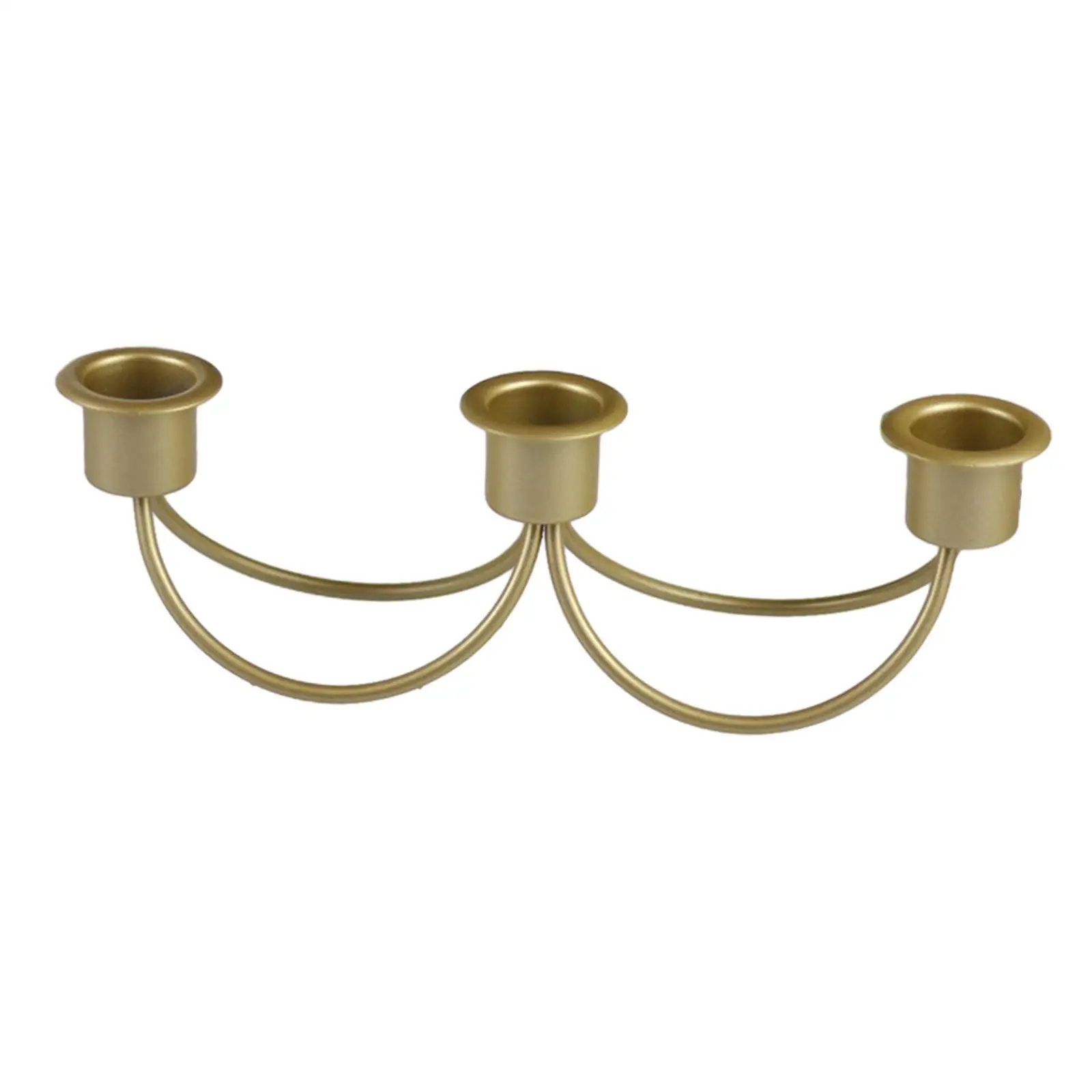 3 Arms Candlesticks Metal Candle Stick Simple Elegant Candle Holders Candle Stands for Wedding Dinning Dining Room Home Decor