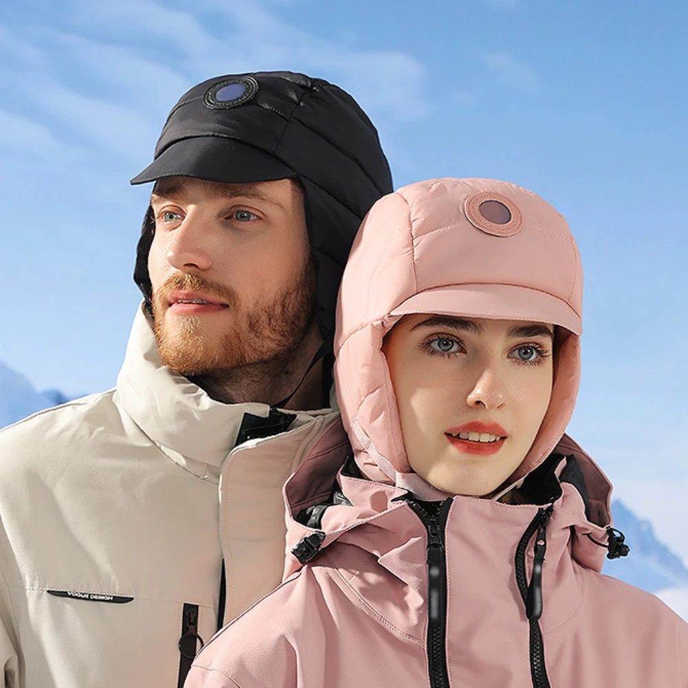 Winter Trapper Hat Outdoor Windproof  Earmuffs Thicken Ear-flapped Hat Waterproof Bomber Hat  Cycling Skiing Cap With Ear Cover