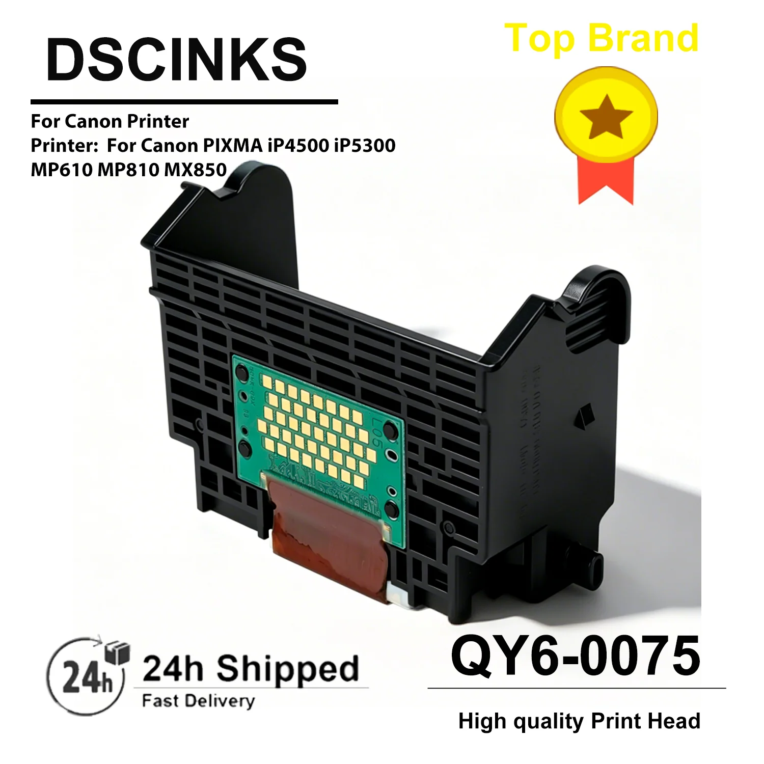 

1PC QY6-0075 Printhead for Canon PIXMA iP4500 iP5300 MP610 MP810 MX850 Printer QY6 0075 98% New