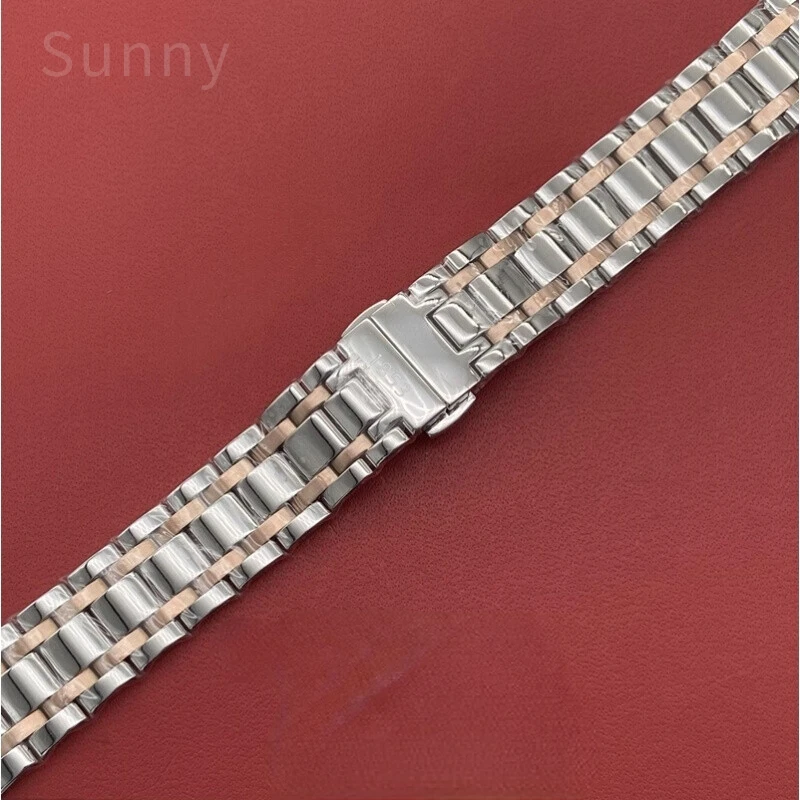 Solid Stainless Steel Watch Strap for Tissot 1853 Couturier T035 Female T035210a T035207a  Watch Bracelet Silver Quartz 18mm