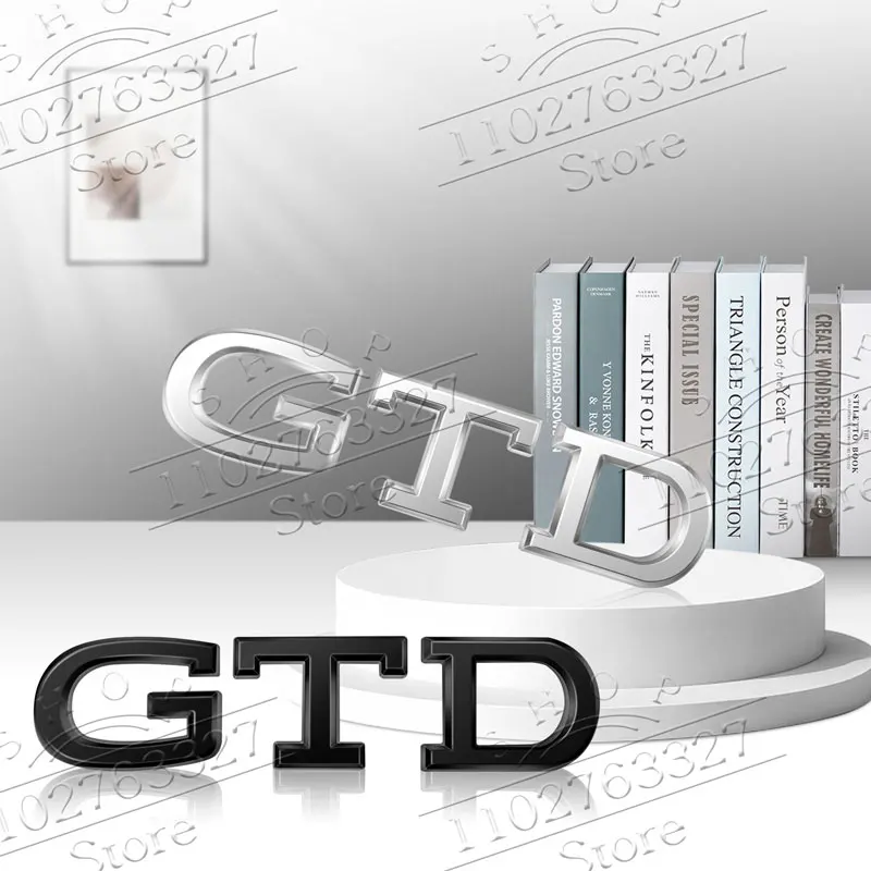 ملصق سيارة معدني GTD GTE Emblem ، شارة صندوق السيارة الخلفي ، شارة جسم الحاجز ، فولكسفاغن جولف 5 ، 6 ، باسات ، تيغوان ، بولو