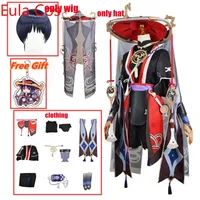 Game Scaramouche Kunikuzushi Balladeer Cosplay Costume Anime Clothes Wig Set Halloween Christmas Clothes