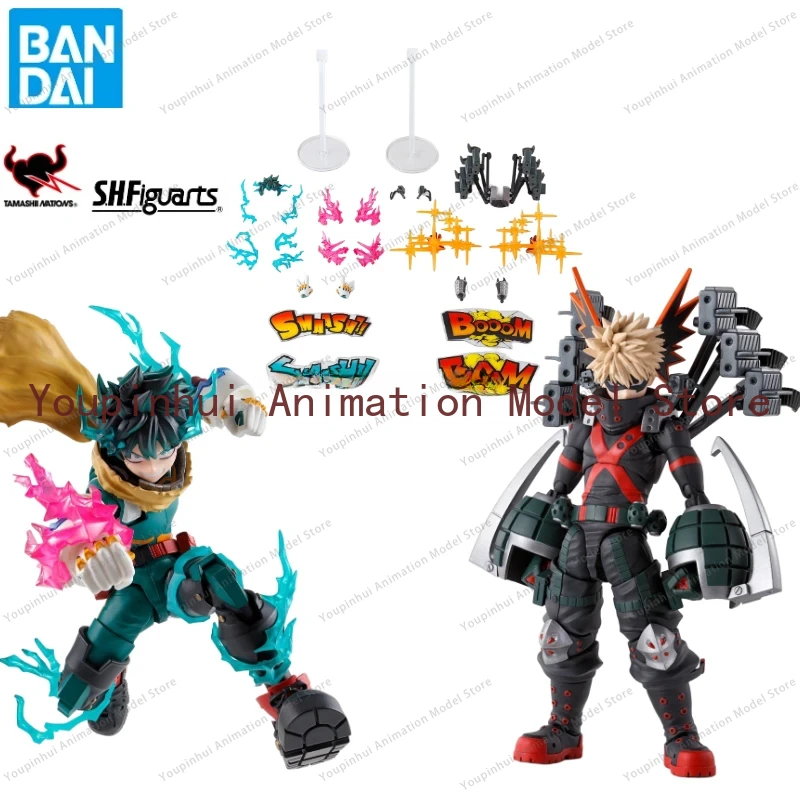 [Pre-sale] Full Bandai SHF Comprehensive Series My Hero Academia Izuku Midoriya & Katsuki Bakugo PLUS Accessory Set