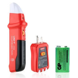 UT25A Professional Circuit Breaker Finder Tool Kit LED Indicator Tester Automatic Socket Tester Electrician Diagnostic-tool