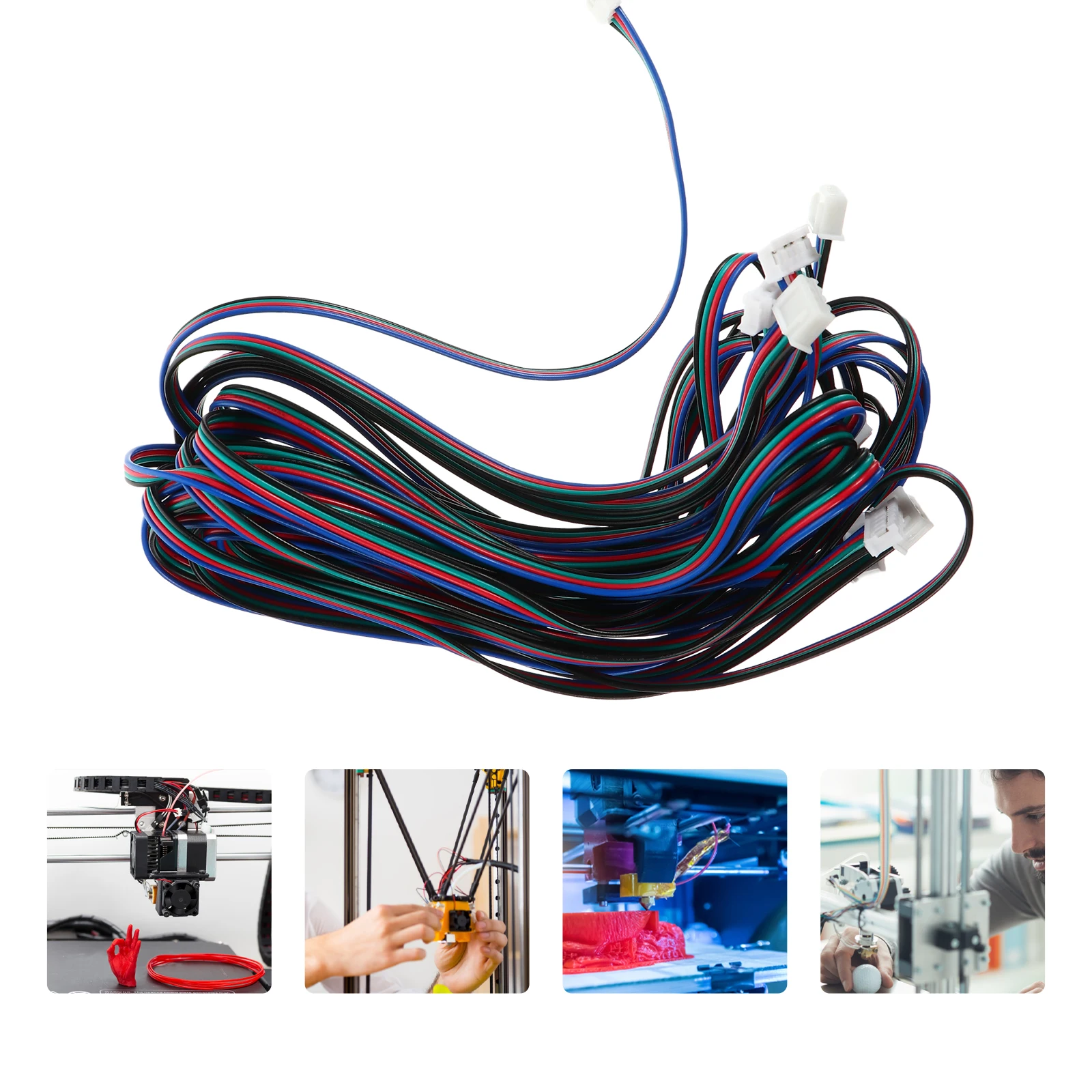 

Printer Motor Cables Motor Cable Connector Stepper Motor Cables Bipolar Stepper Lead Wire Printer Machines Cable