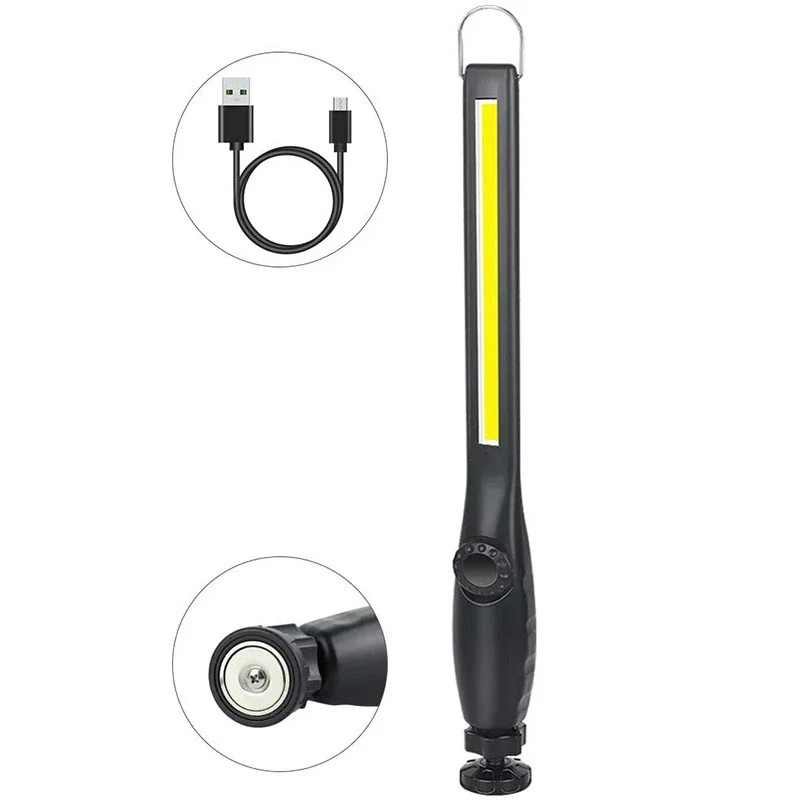 

LED Work Light USB Rechargeable Work Light Portable Magnetic Cordless Inspection Light For Car Repair Home Use Workshop