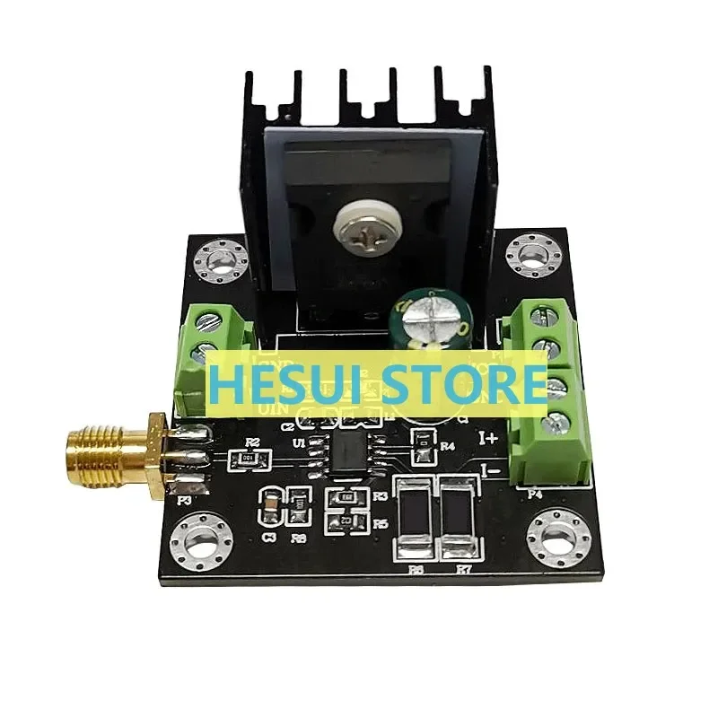 Voltage-controlled constant current source module, high power current source, high linearity, laser LED constant current drive,