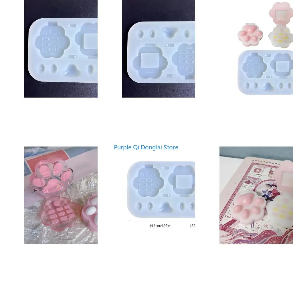 L21E Silicone Resin Molds Phone Epoxy Casting Resin Molds for Jewelry Making Pendant