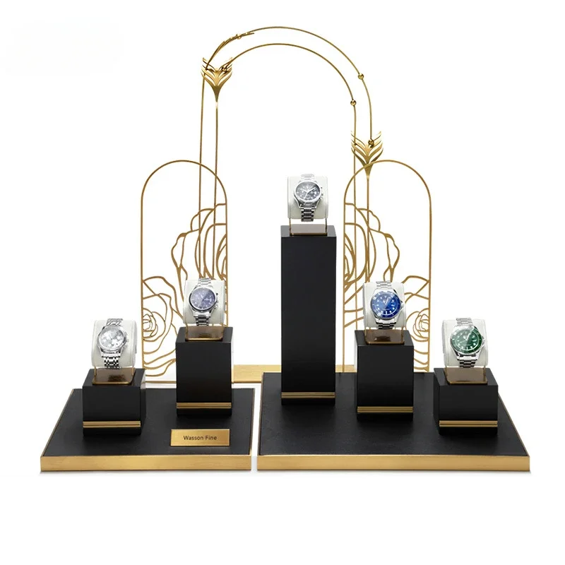 

Реквизит для демонстрации часов, высококачественная металлическая оконная стойка, подставка для часов, подставка для подушек, сумки