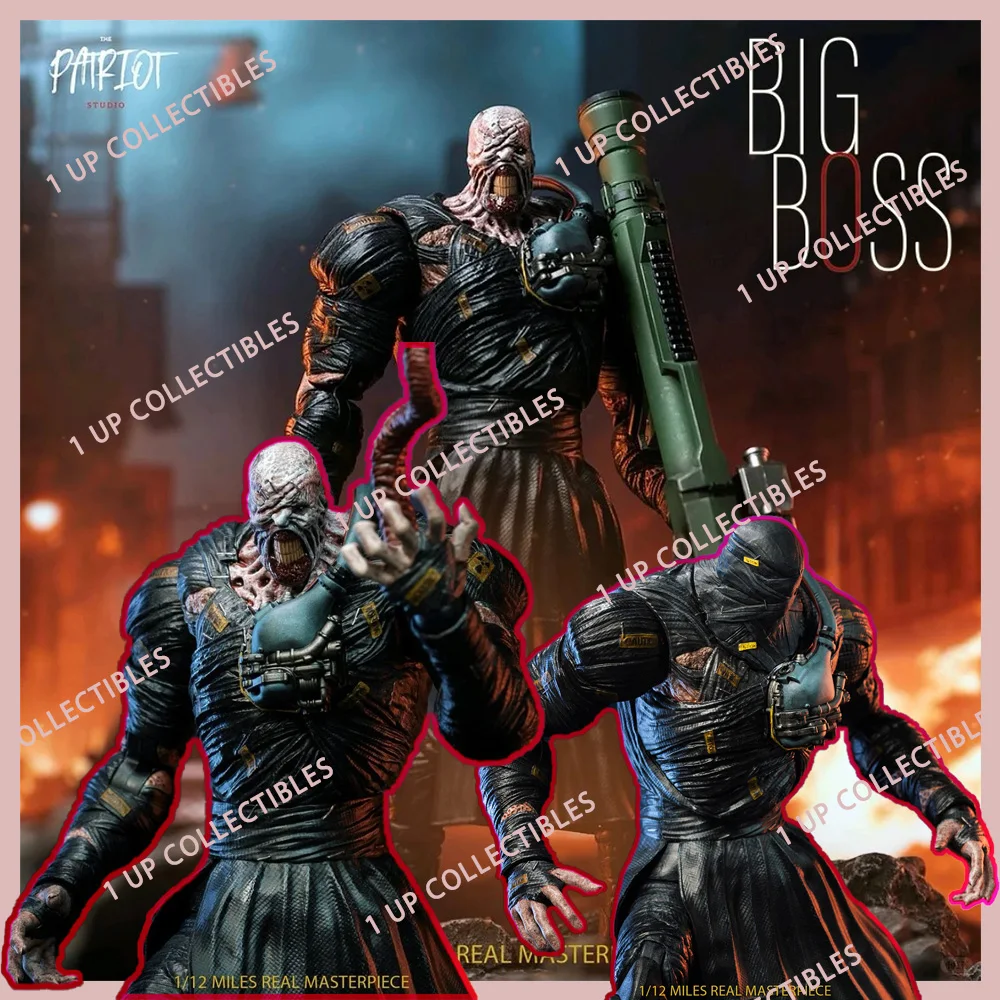 Figurka Patriot Studio Nemesis-T Typ Action Figure 1/12 Gra Przygodowa Straszny Zabójca Mocny Duży Szef Figurka Kolekcjonerska Model Zabawka