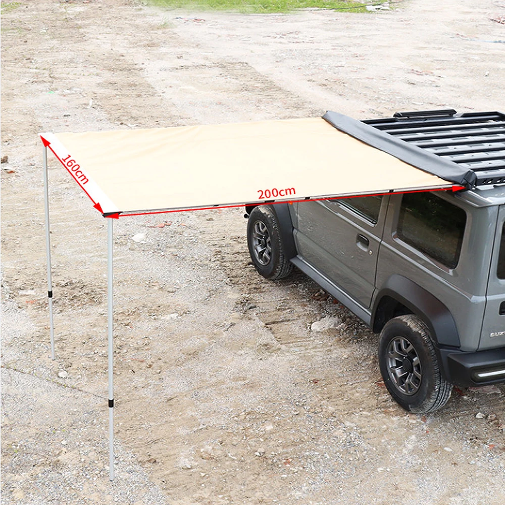 

for Suzuki Jimny JB64 JB74 2019-2023 200cm*160cm Car Side Awning Rooftop Tent Sunshade Outdoor Camping Decorative Cover Tri