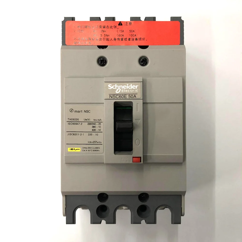 Original Schneider Electric Osmart NSC Circuit Breaker NSC60E3060N 3P TM60D 15 20 25 30 40 50 60A Surge Protector Smart Switch