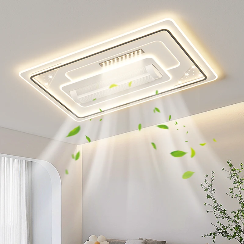 

Morden Bldc Ceiling Fan Ventilation Fans Ceiling Mount Exhaust Square Shape Ceiling Fan