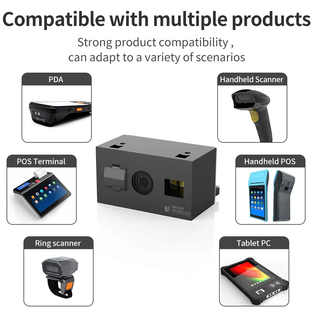 GTCODESTAR Embedded Mini Portable QR Code Reader Price Checker 1D Barcode Engine 2D Barcode Scanner Kiosk Barcode Reader  Module