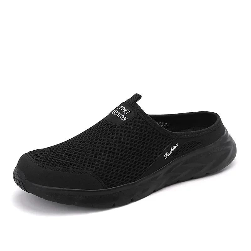 

Summer Outdoor High Quality Men Leisure Shoes Mesh Breathable Soft Comfortable Flat-bottomed