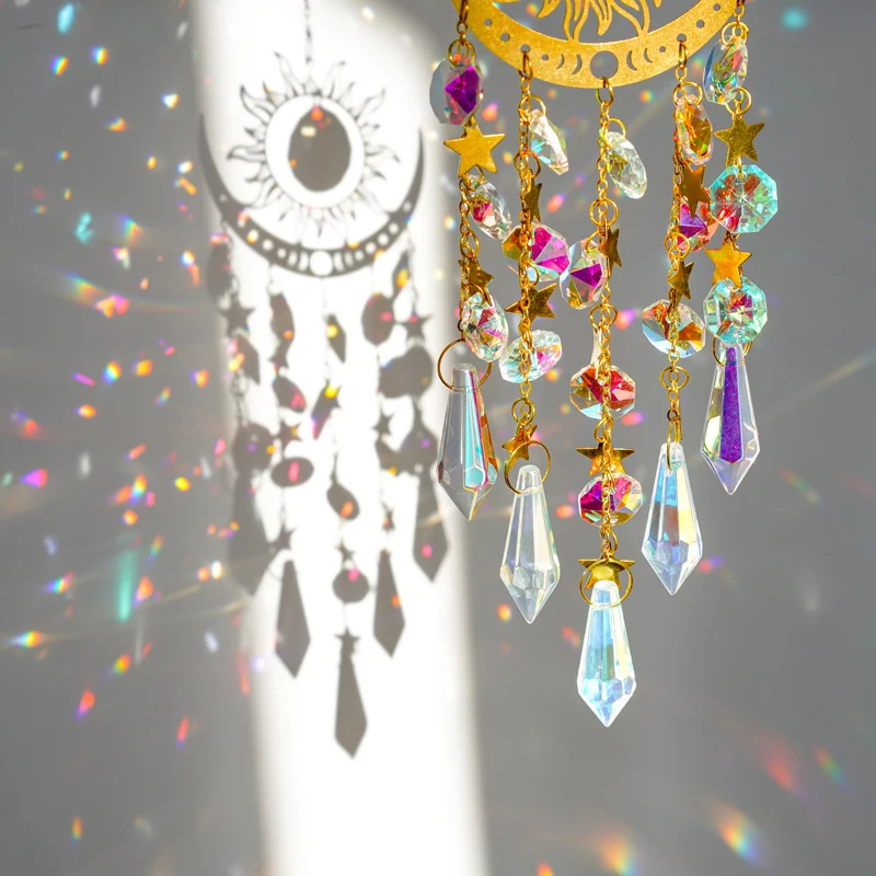 Light and Shadow Sun Catcher Pendant Bird Repellent Courtyard Garden Air Pendant Window Rainbow Small Gift