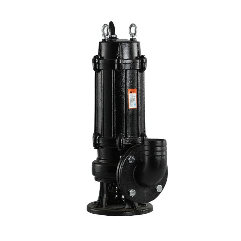 Bomba de aguas residuales sumergible centrífuga industrial para tratamiento de deshidratación de alta presión de aguas residuales y sucias