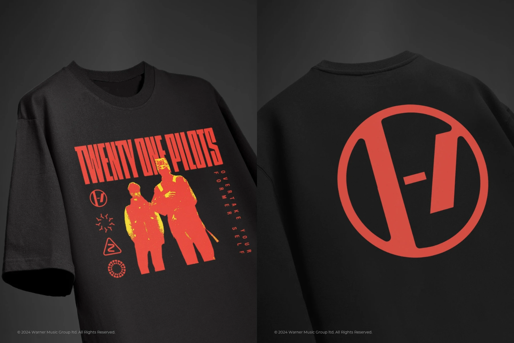 تي شيرت صيفي كاجوال، مجموعة واحدة وعشرون من الطيارين الإناث والذكور، تي شيرت هيب هوب بانك ستريت للجنسين بأكمام قصيرة #2