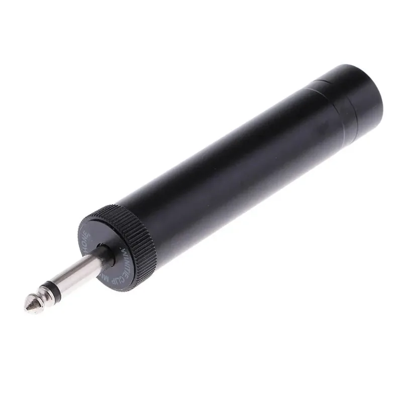6.5mm Plug Omnidirectional Wired Condenser Microphone for Erhu Piano Sax Violin Guitar, Instrument Clip-on Mic view 2