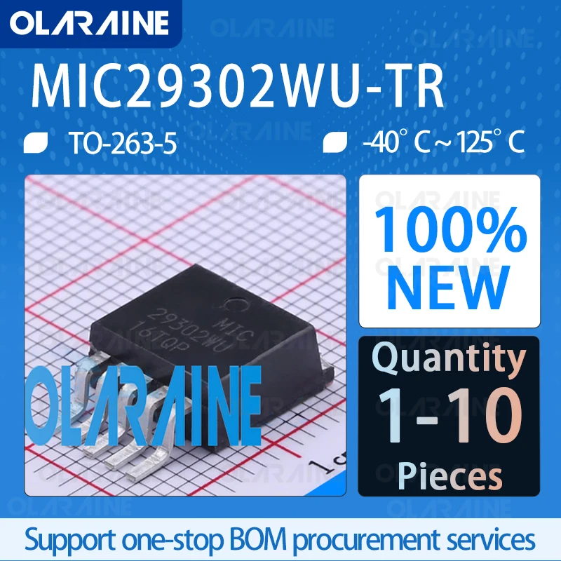 1/5/10Pcs MIC29302WU-TR TO-263-5 3A Power Management Voltage Controllers Low Dropout Voltage Regulators IC chip circuit Original