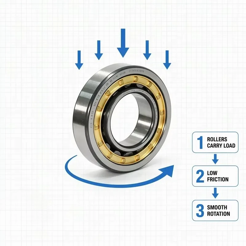 705100502035 Cylindrical Roller Bearing Overhaul Spare Parts for & Engine Marine Generator Spare Parts