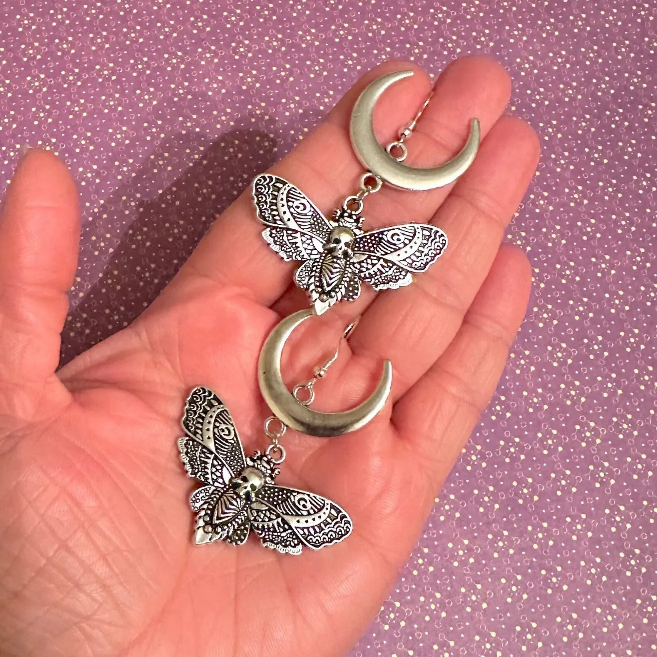 Moon Skull Moth Ear… - image