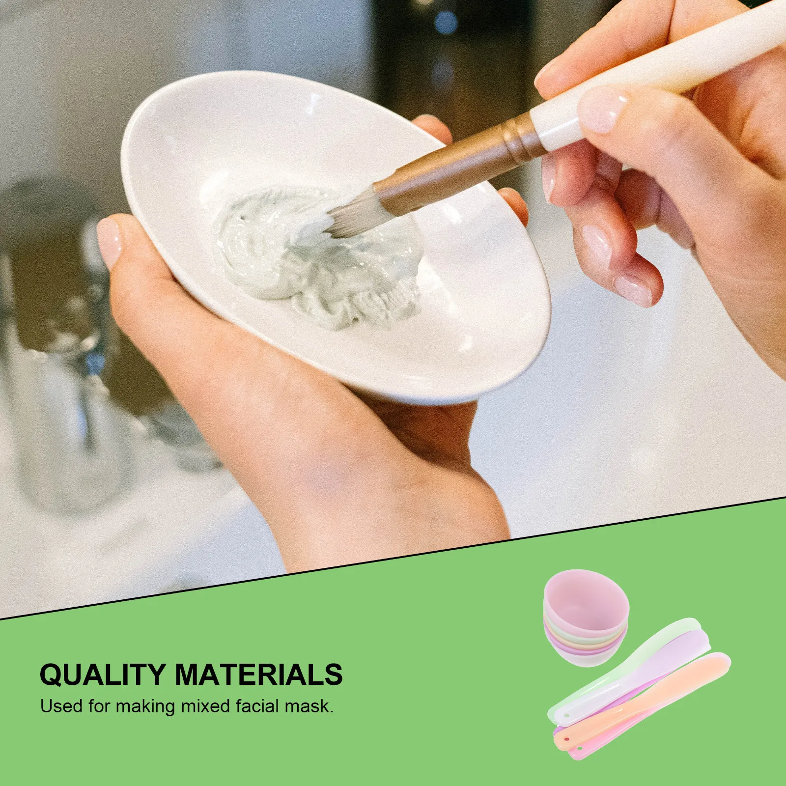 

Набор из 1 силиконовой чашки для масок: премиальная чаша для смешивания для домашнего и салонного ухода за кожей, экологичная, легкая, портативная, для красоты и ухода за собой