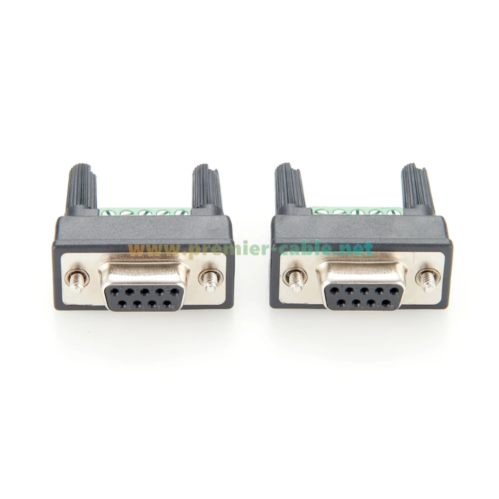 Compatible MOXA Mini DB9F-to-TB DB9 Female to Soldless Terminal Block Adapter D Sub 9Pin to Srew Terminal Block Serial