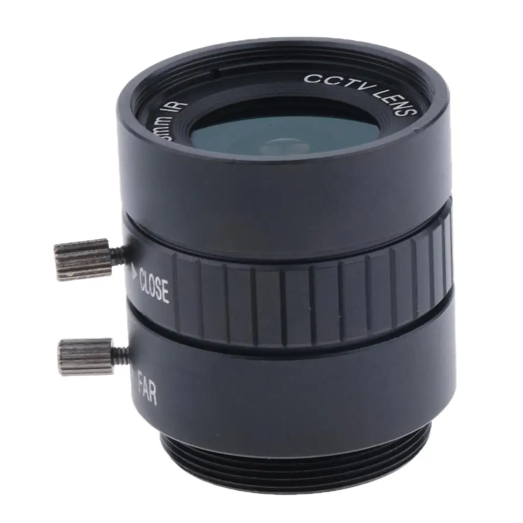 5MP 25mm Fixed Focus Lens CS Mount Manual Iris CCTV Prime Lens for House Warehouse Monitoring
