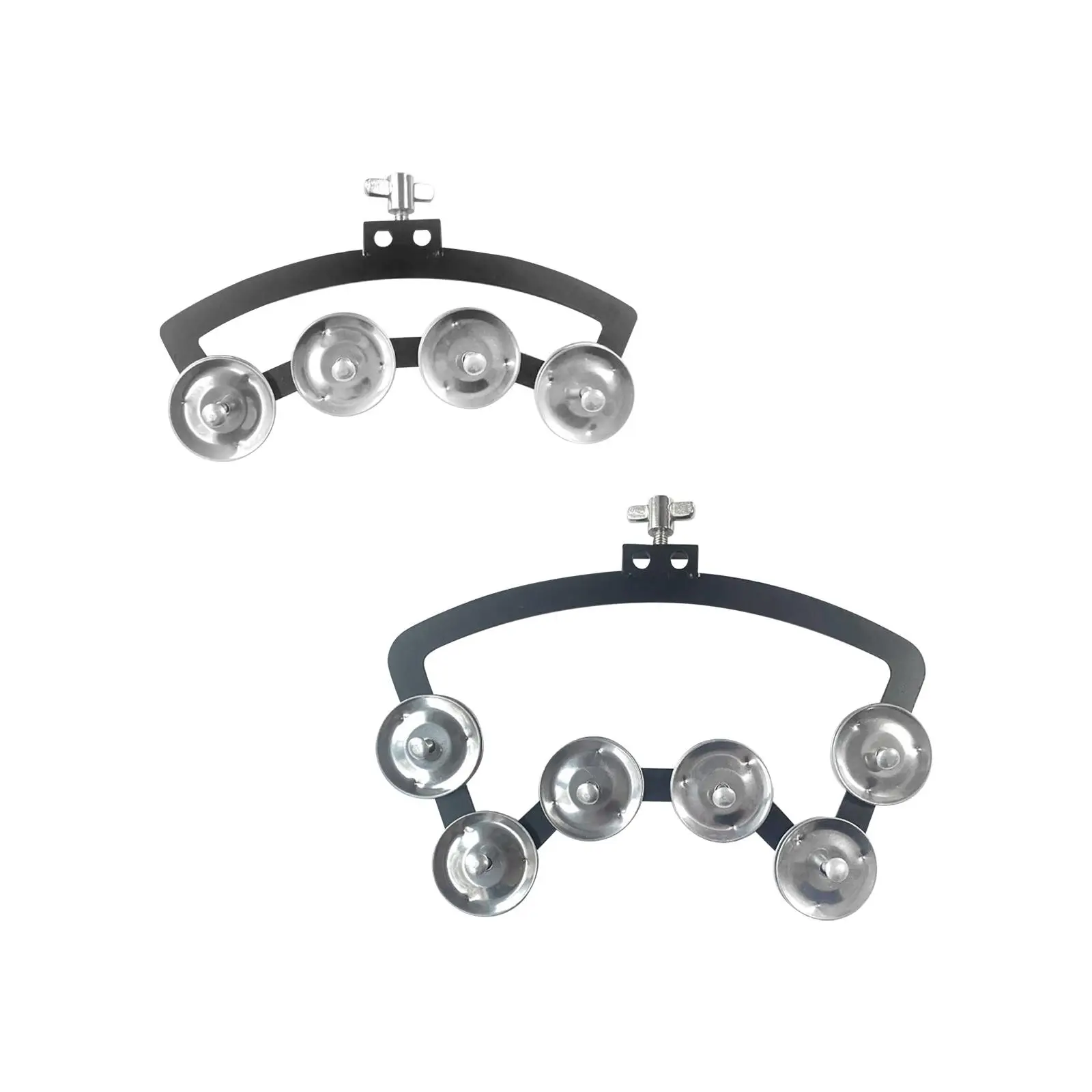 Cymbal Hi Hat Tambourine Mountable Drum Parts with Nut Mount for Stage Ensemble KTV Concert Creative Drum Kits Enthusiasts