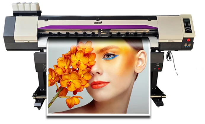 

1.8 Meter Eco-Solvent Wide Format Printer inkjet plotter Full Auto for Vinyl/flex Banner/sublimation Paper materials Printing