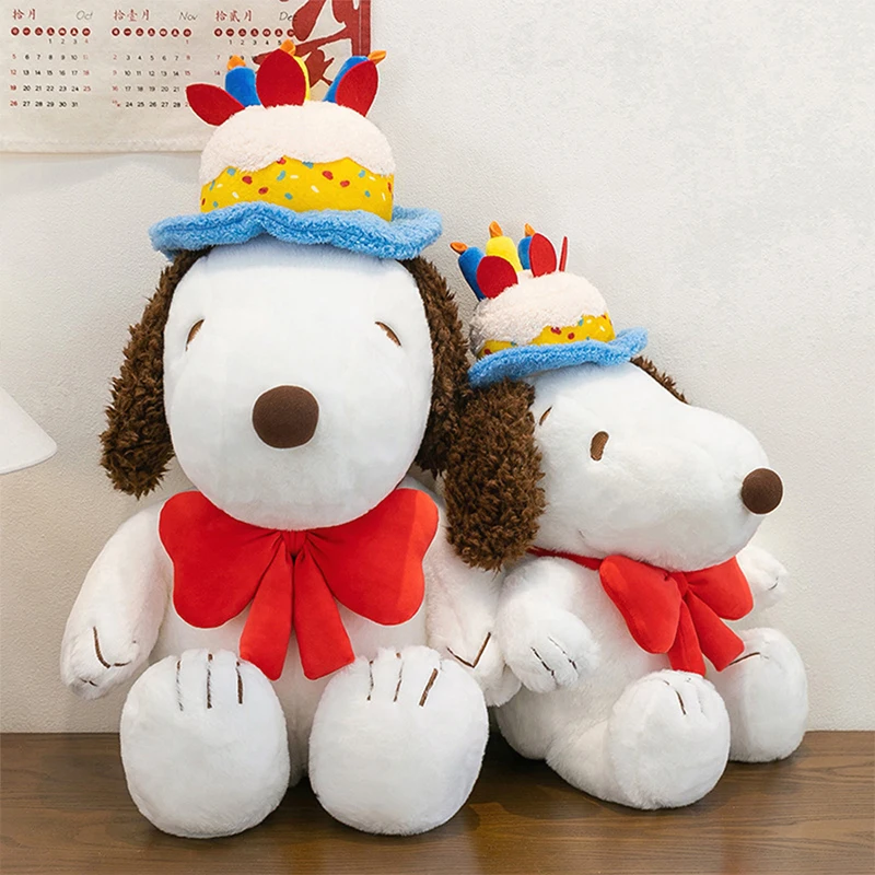 

45/70cm Stylish Snoopy Dog Plush Toy Sitting with Sunglasses Cute Puppy Doll Pillow for Kids Birthday Xmas Gift Stuffed Animal