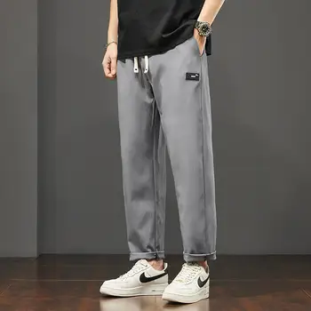 男士工裝褲 夏季冰絲速乾褲 工作服 新款休閒寬鬆登山慢跑褲 運動褲 男士休閒褲 6 最佳銷售 工作褲 - №3