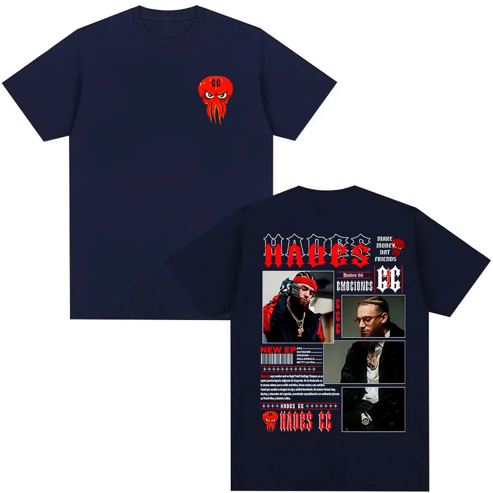 Rapper Hades 66 Album 2025 Grafik-T-Shirt für Herren, Gothic-Mode, Hip-Hop-T-Shirts, lässige Baumwolle, kurzärmelig, T-Shirts, Streetwear – Detail 7