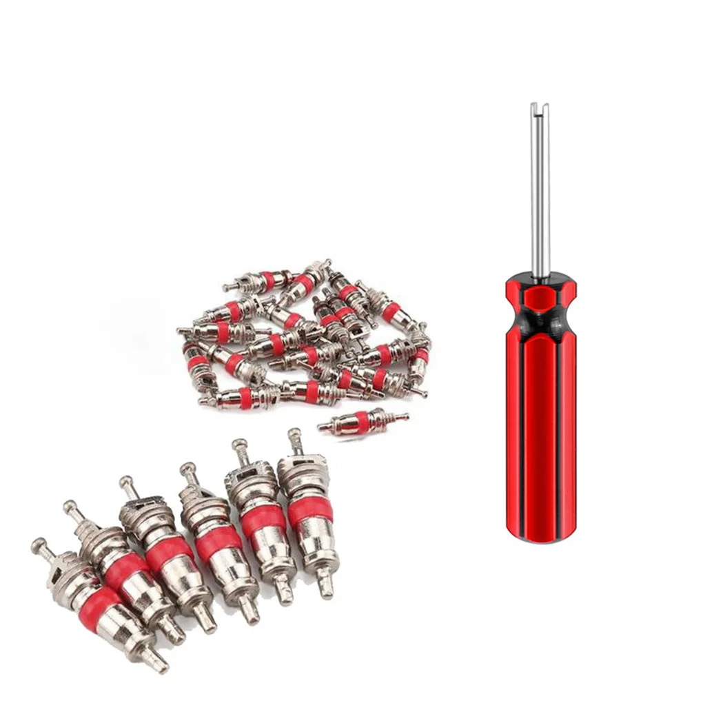 Experience Hassle-free Valve Installation With Our Universal Valves Set Multiple Pieces Plated Tire Valve Installer