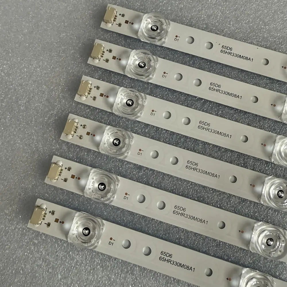 Striscia di retroilluminazione LED 8LED per TCL 65DP600 65EP660 L65P65US 65S421 65HR330M08A1 4C-LB6508-HR01J PF01J JL.D65081330-365AS-M