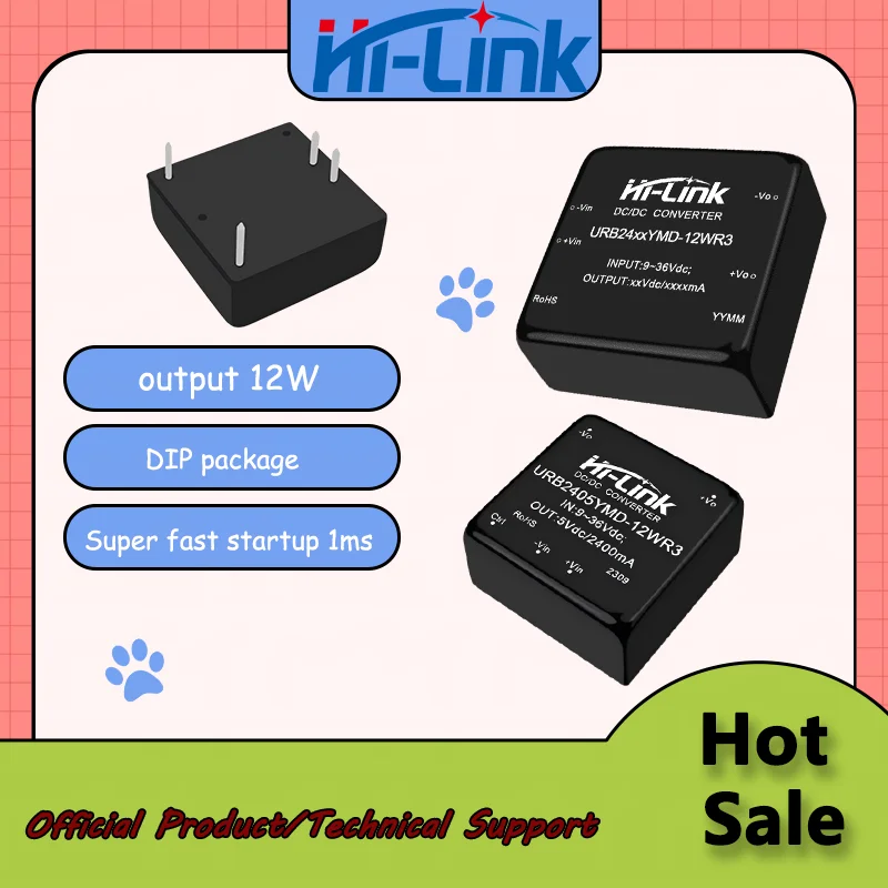 12W Insulated DIP Voltage Changer URB24xxYMD 12WR3 4 1 Wide Input Multi Circuit Safeguards 1500VDC Separation Wide Temp